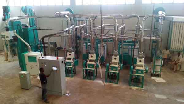 1T/Hour Maize Flour Making Line in Uganda