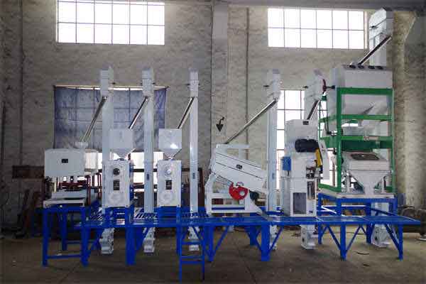 30-40t/day small rice milling line