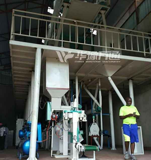 Maize Flour Making Line Built in Burundi