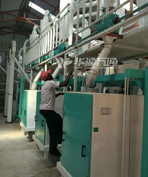 Maize Flour Making Line Built in Burundi